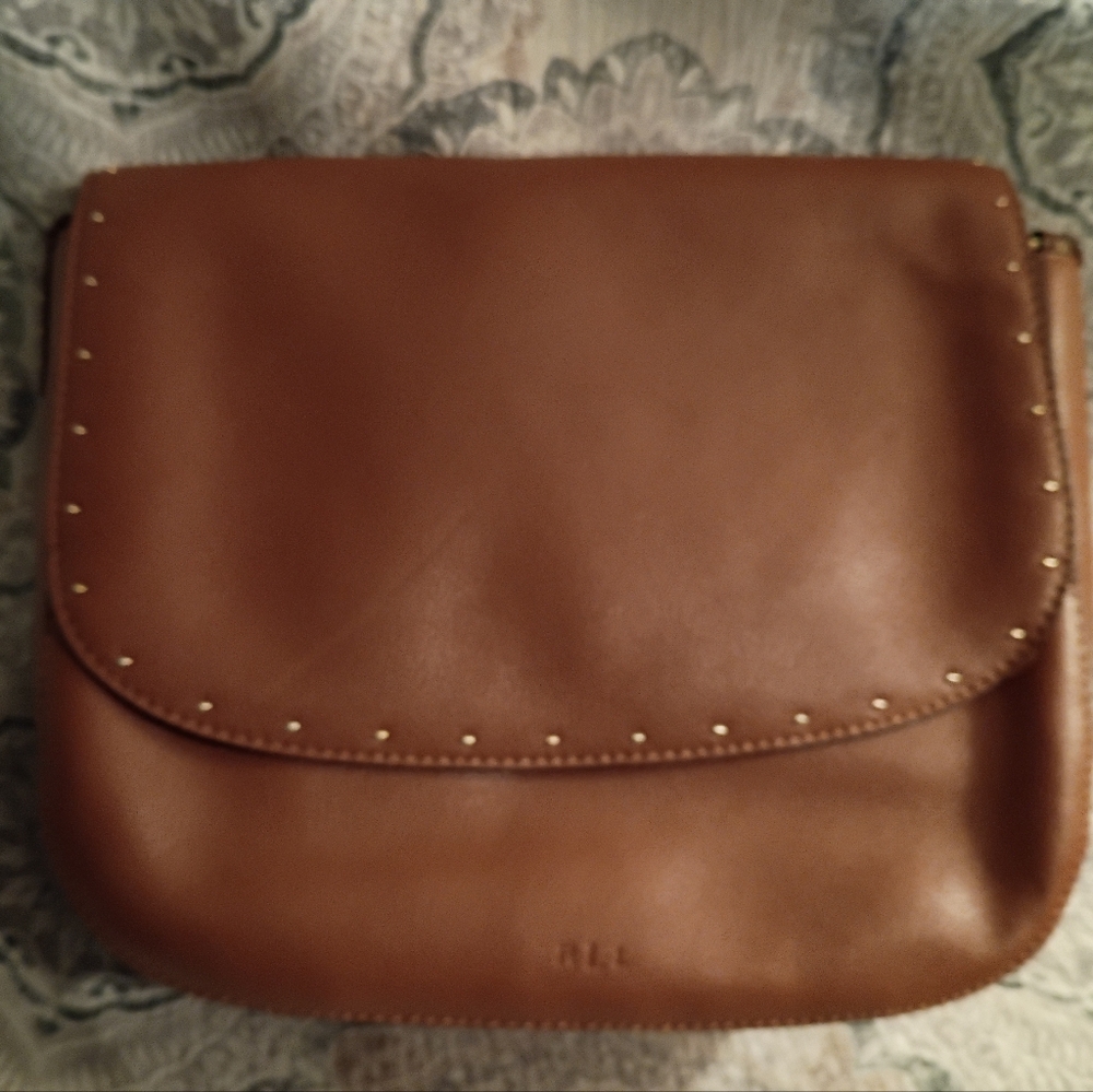 Polo Ralph Lauren Cow Leather Saddle Bag